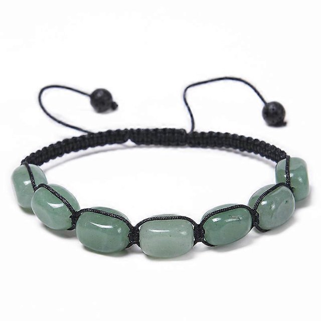 Pulsera de cuentas de cristal curativas para mujer, piedras preciosas naturales, yoga, reiki, chakras, cuentas de piedra, pulsera trenzada para la ansiedad, joyería ajustable, regalos para hombres