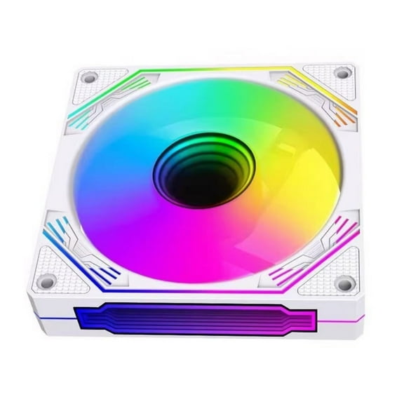 ARGB LED 120mm 5V 3Pin PC Fan with Infinitys Mirroring Effect, Quiet High Airflows for CPU Coolers and Case