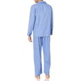 thumbnail image 3 of GHSDFBB Mens Woven Plain-Weave Pajama Set, 3 of 4