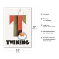 thumbnail image 2 of Twining - World’s Oldest Tea Importers - Vintage Advertising Poster by Charles Loupot c.1930 - Master Art Print (Unframed) 13in x 19in, 2 of 4