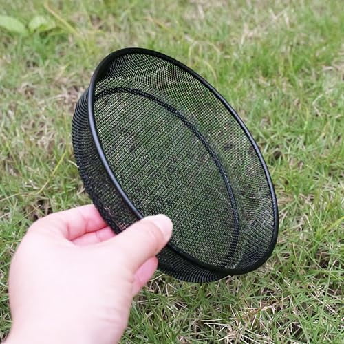 Plastic Round Bird Feeder Bowl and Metal Round Bird Feeder Tray,Wild Birds Seed Mesh Tray Bath Water Bowls Outdoor Accessory for Humming Feeder Station
