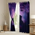 thumbnail image 3 of Castle Fairy Kids Teens Adults Animal Butterfly Black Cat Blackout Curtains Set of 2 (52x84 Each),Universe Galaxy Window Curtains,Abstract Gradient Starry Sky Curtains and Drapes Bedroom Decor, 3 of 6