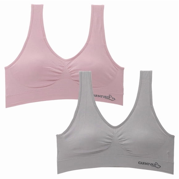 Top Carnival para Mujer con Seamless Rosa y Mauve Talla G 2 Piezas