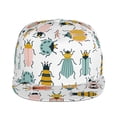 thumbnail image 2 of Fotbe Colorful Insects Flat Bill Visor Cap Classic Snapback Hat Polyester Foam Trucker Hat Trucker Cap Adjustable Baseball Cap, 2 of 9
