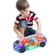 thumbnail image 5 of Dynamic Gear-Powe Car Música eléctrica Universal Concept Light Up Transparent Gear Toy con LED educativos tempranos Dirección automática para bebés rojo, 5 of 9