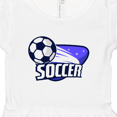 thumbnail image 4 of Inktastic Soccer Stars Girls Baby Dress, 4 of 5