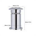 thumbnail image 6 of Wide-Angle Door Viewer with Heavy-Duty Privacy Cover in Bright Chrome Finish, 6 of 8