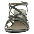 thumbnail image 3 of Nina Womens Neptune Leather Open Toe Strappy Sandals, 3 of 3