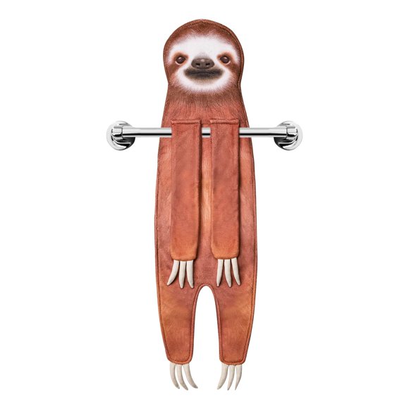 Towel AGRIMONY Sloth Divertida toalla de mano para cocina y baño
