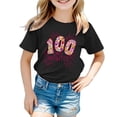 thumbnail image 1 of TZEWGL Chemise Mignonne pour Enfant Imprimé Graphique Col Rond Manches Courtes Vêtements pour Enfants Taille 5-6T, 1 of 4