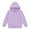 Purple, variant on Girls Pullover Hoodie Sweatshirt for Toddlers and Kids Cozy Casual Wear