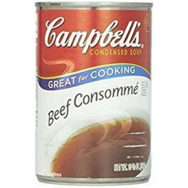 Campbells Condensed Soup, Beef Consomme, 10.5 Ounce (Pack Of 6