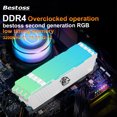 thumbnail image 5 of DDR4 RGB PC Memoria 8GB 16GB 32GB 3200MHz DIMM Desktop Computer Memory Rams Support Inter AMD Motherboard 32G(2x16G)3200 White, 5 of 5