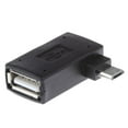 thumbnail image 2 of Tachiuwa 3 Pieces 90 Degree Right Angle Micro USB 2.0 OTG Host Adapter With USB Power, 2 of 8