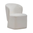thumbnail image 3 of Liberty Furniture Accent Dining Chair with Castors - Rounded Arm - Ivory, 3 of 11