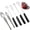 4 Chocolate Dipping Tools+2 Decorating Spoon, variant on 4 Candy Dipping Tools Chocolate Dipping Fork Spoons Set 2 Culinary Drawing Decorating Spoon Set,Stainless Steel Chef Art Pencil Spoons Plated Decoration Spoons for Decorative Plates Cake Coffee