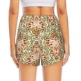thumbnail image 2 of Lsque Colorful Paisley Printed Women's Running Shorts with Liner Pockets,Elastic Quick Dry Workout Athletic Gym Yoga Shorts,Womens High Waist Shorts-Large, 2 of 9