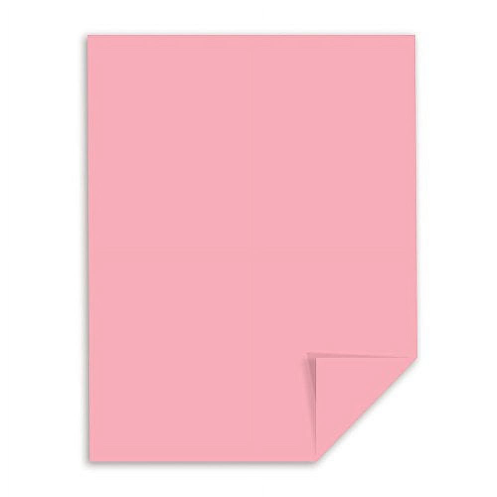 Exact Vellum Bristol, 8.5" x 11", 67 lb/147 gsm, Pink, 250 Sheets (82441)