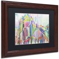 thumbnail image 2 of Trademark Fine Art "Glint of Gold" Canvas Art by Lauren Moss Black Matte, Wood Frame, 2 of 4