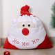 thumbnail image 5 of Bolsa de Regalo de Terciopelo con Cordón para Navidad Mochila de Regalo de Terciopelo de Papá Noel, 5 of 7