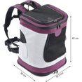 thumbnail image 2 of Sac à Dos Pliable pour Chien et Chat Violet Taille Unique, 2 of 5