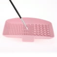thumbnail image 3 of Unique Bargains Square Makeup Sponge Brush Cleaner 1 Pc Pink, 3 of 5