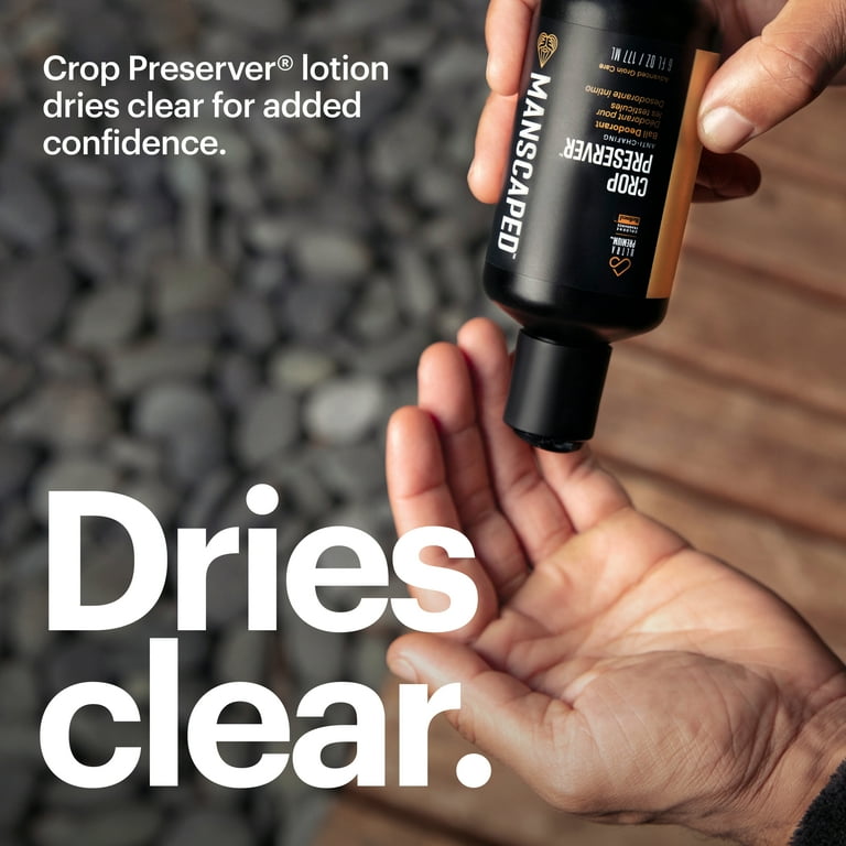 MANSCAPED® Crop Preserver™, Anti-Chafing Men's Ball Deodorant Lotion, 6 oz