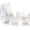 white, variant on TB-Graduation Ribbon 1 Inch 25 Yards Class of 2026 Ribbon for Flower Bouquet for DIY Craft Gift Wrapping, White Graduation Ribbons for Cakes, Congrats Grad Ribbons