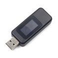 thumbnail image 1 of Kenally Probador de USB ABS, Mini pantalla LCD Digital portátil, electrónica multifuncional, medidor de temperatura de corriente de voltaje Medidores de medidas dimensionales Negro, 1 of 6
