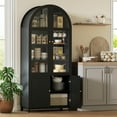 thumbnail image 2 of HOMCOM Armoire de Garde-Manger de Cuisine Arquée, Armoire de Rangement de Cuisine de 71 Pouces de Hauteur, 2 of 10