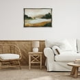 thumbnail image 2 of Stupell Industries Relaxing Valley Lake Landscape & Nature Painting Gray Floater Framed Canvas Art Print Wall Art, 31 x 21, 2 of 9