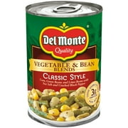 Del Monte Classic Vegetables & Bean Blend, 14.5 oz Can