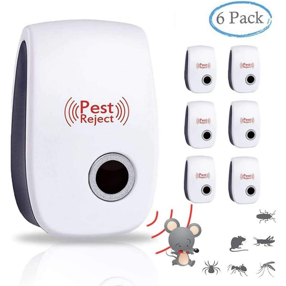  Ultrasonic  Pest  Repeller Plug in 6 Eco Pack Repellent 