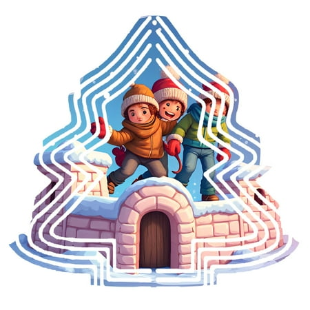 Metal Hanging Christmas Tree Wind Decorations – Elegant Garden Spinners with Festive Snow – Covered Design for Yard and Garden Charm Metal Hanging Christmas Tree Wind Decorations – Elegant Garden Spinners with Festive Snow – Covered Design for Yard and Garden Charm