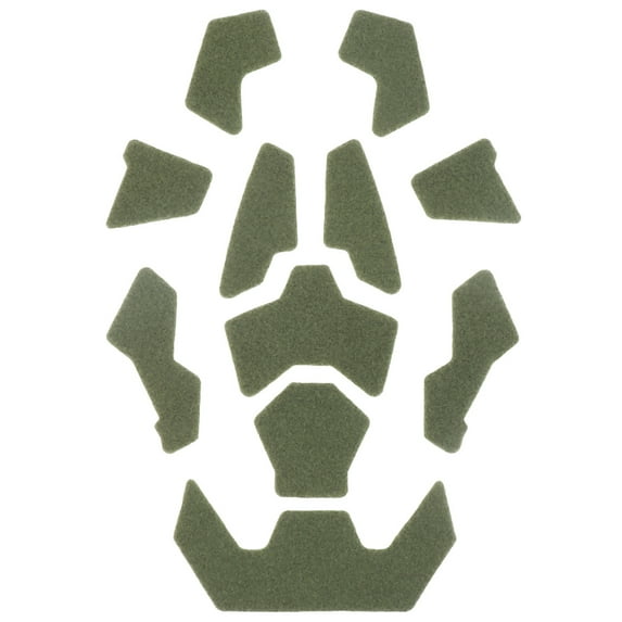 1 Set Helmet Padding Kit Self Adhesive Precise Cutting Universal Fastener Tape Helmet Padding Stickers for Football Helmet