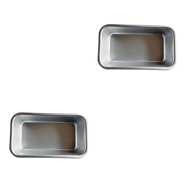 Injueey Molde de aluminio para pasteles, cajas para tostadas, molde reutilizable, moldes para hacer postres de pan, herramienta para hornear, Type1 NO1