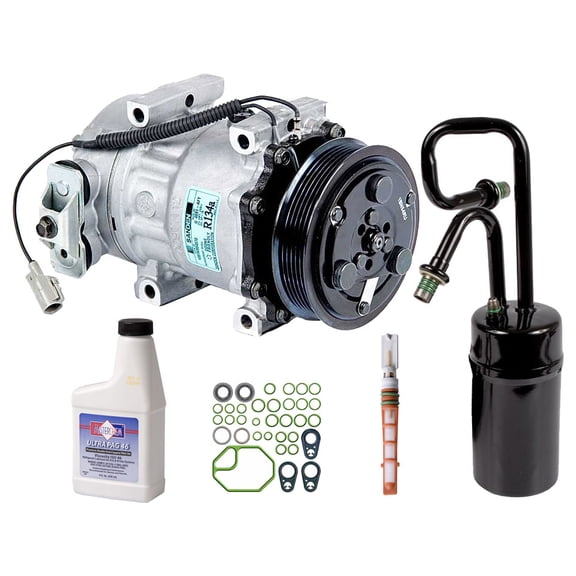 OEM AC Compressor w/ A/C Repair Kit For Jeep Wrangler TJ 1997 1998 - BuyAutoParts