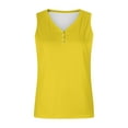 thumbnail image 5 of Wycnly Summer Saving Tank Top for Women Womens Workout Tops Workout Button up Breathable Soft Knitted Ribbed Tank Casual Solid Sleeveless Top Girls Sleeveless Shirt, 5 of 5