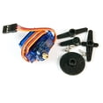thumbnail image 2 of Mini Servo Motor with Metal Gears, 1.5kg.cm at 4V or 1.8kg.cm at 6V, Four Horns (FS90MG), 2 of 3
