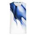thumbnail image 3 of Graphic Tank Tops for Men S - 2XL Cool Novelty Mens Cotton Tank Top Summer Beach Muscle Sleeveless Shirts Blue, 3 of 4