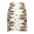 thumbnail image 2 of Christmas Table Runner Decorations,Christmas Linen Table Banners Festive Holiday Table Cover for Dining Table Home Party Tablecloth Decoration(D), 2 of 6
