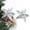F Silver 9.8", variant on SMKE 6Pc Glitter Poinsettia Artificial Flower,Festive Christmas Ornament,Wedding Decor Accent,Xmas Wreath Bloom,Garland Flower,Holiday Seasonal Decor,Celebration Sparkle Pick,Winter Festive Supply