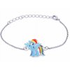 My Little Pony Silver Plated Brass Rainb