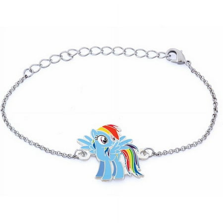 My Little Pony Silver Plated Brass Rainb
