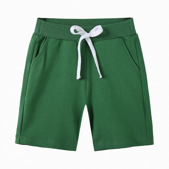 Hessimy Athletic Basketball Boys Shorts Quick Dry Shorts with Pockets for Soccer Running,Versatile(AG,6-7 Years)