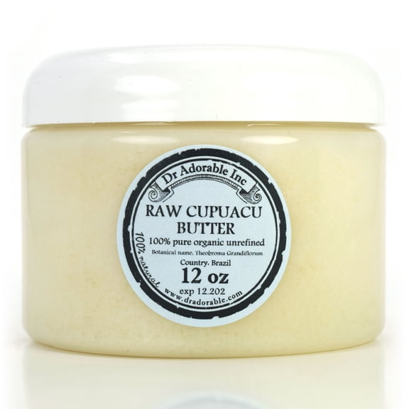 Dr Adorable - 12 oz - Cupuacu Butter - Unrefined Organic Fresh Natural