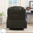 thumbnail image 5 of ACME Waterlily Motion Rocker Recliner with Swivel in Black, 5 of 6