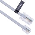 thumbnail image 2 of Keple 3m RJ11 to RJ45 Cable; White; 6P4C to 8P8C Connector Plug; 10 Feet; For Landline Telephone, Fax Machines, Answering Machines, 2 of 4