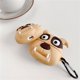 thumbnail image 3 of Funda de silicona suave de dibujos animados compatible con AirPods 2 y 1, divertida y divertida funda protectora a prueba de golpes [Linda serie de animales tridimensionales] (Bulldog divertido), 3 of 5