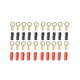 thumbnail image 2 of 20pcs Terminal de Cable de a Tierra Calibre 8 Sunnimix Terminal de conector de anillo 8 AWG, 2 of 8
